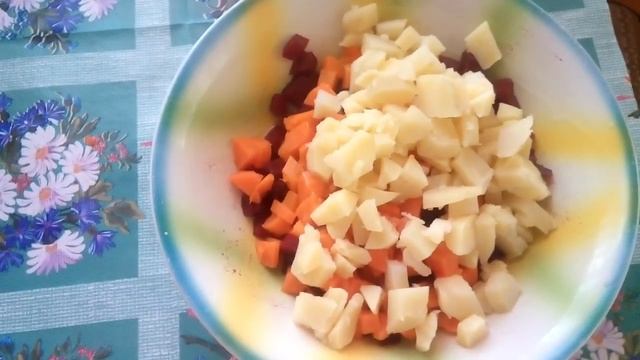 Винегрет с фасолью смотреть онлайн