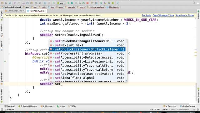 Java - Setup a Reset Button | Savings Calculator Project смотреть онлайн