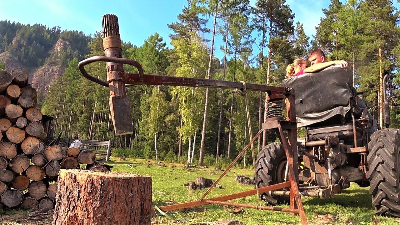 Про самодельный дровокол на пружине смотреть онлайн