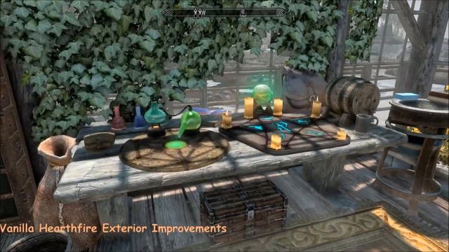 Vanilla Hearthfire Exterior Improvement Mods - Skyrim Special Edition смотреть онлайн