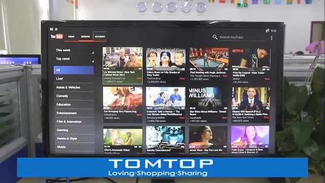 MXQ-4K Smart Android TV Box смотреть онлайн