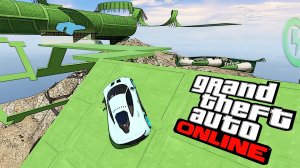 Не простой паркур и паркур трансформация  в GTA V OnLine