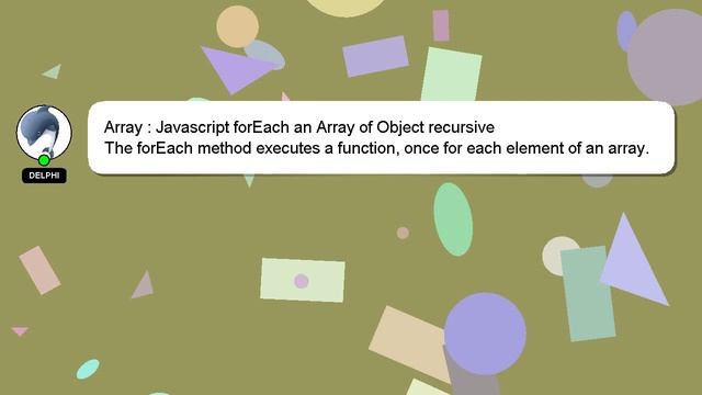 Array : Javascript forEach an Array of Object recursive