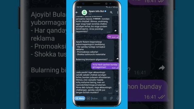 Telegramda Spamdan chiqish✅ | juda oson #telegram #problog #spam #telegram_sirlari