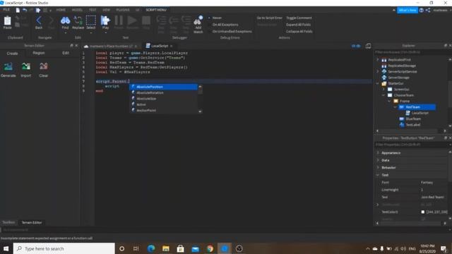 How to make Teams and give teams a maximum amount of Players | Roblox Studio. смотреть онлайн