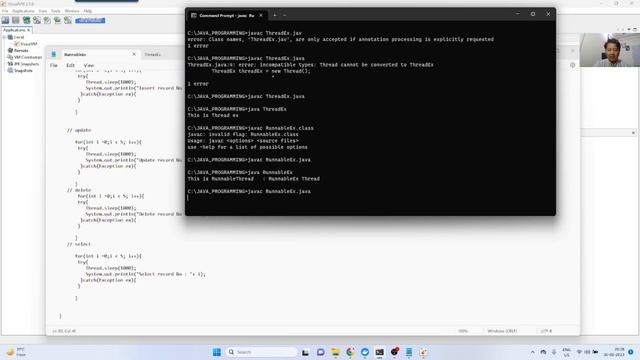 Java SE:  Multithreading  Part 4 | Creating 4 different threads for 4 different task