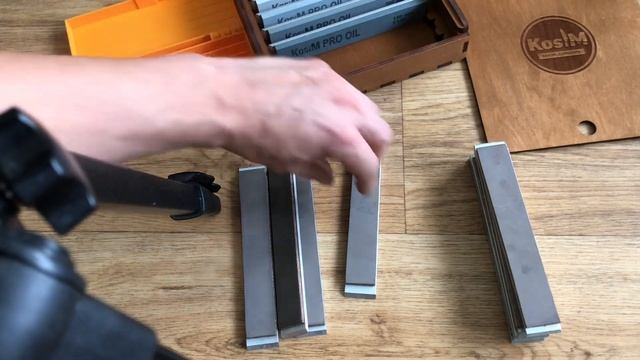 Коробка для камней и алмазные бруски для заточки. смотреть онлайн