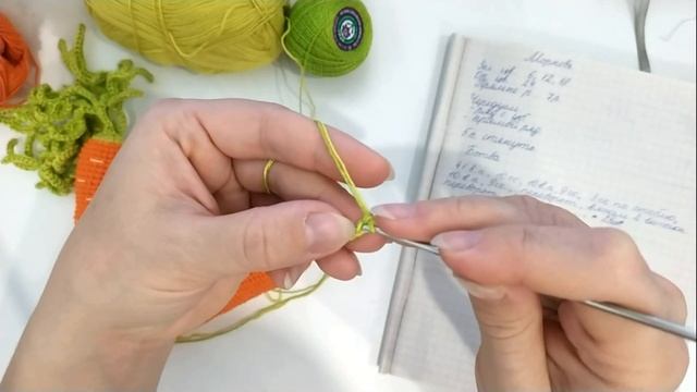Вязаная еда Морковь овощи крючком смотреть онлайн