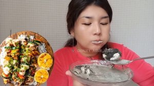 Wet chalk with paste from astana and enchantress black clay soup @klaraasmr / chalky asmr vlog