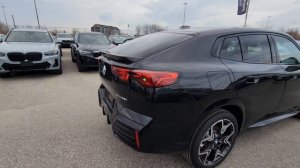 NEW ARRIVAL!  2024 BMW X2 xDrive28i Black Sapphire Metallic on Black Veganza #bmw #x2 #u10
