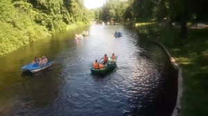 Прогулка по ЦПКО в Санкт-Петербурге.