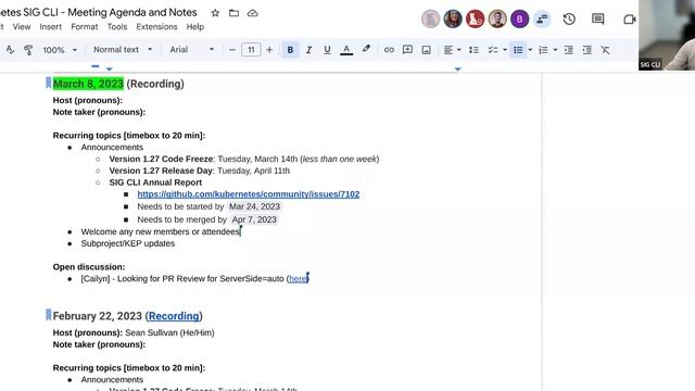 Kubernetes SIG CLI 20230308 смотреть онлайн