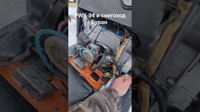 Pwk 34 на снегоходе Буран, отличная работа