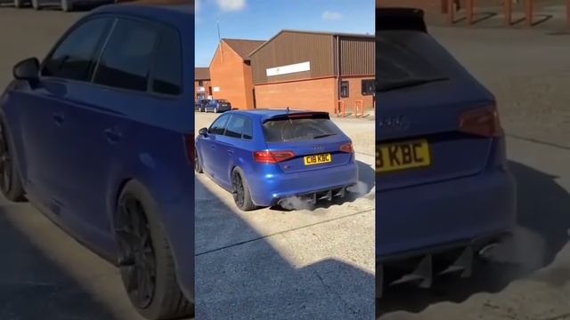 Sound ON ?Audi RS3 ?heel #audirs #rs3 #s3 #sline #s4 #rs4 #rs5 #s5 #rs6  #sline#audisline #qua