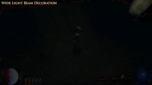 Path of Exile - Wide Light Beam Hideout Decoration