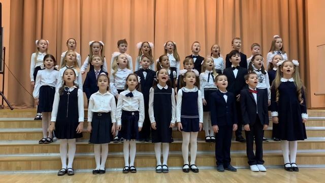 Хоровое выступление на День Матери! смотреть онлайн