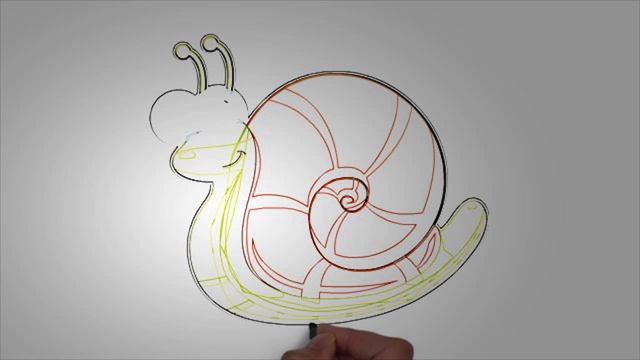 Рисуем насекомых. Как нарисовать насекомые улитка