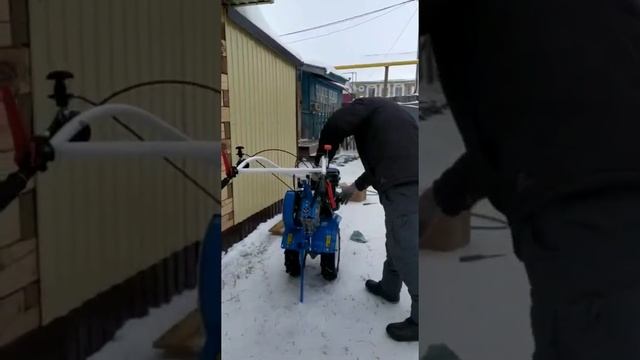Мотоблок Нева МБ 23 с двигателем Зоншен 9л/с// сборка//первый запуск