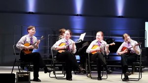 В.Дмитриев - "Русское интермеццо". Исполняет ансамбль домбристов. Муз. школа им.Шебалина. 09.03.2023