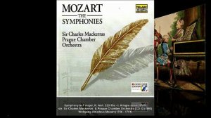 W.A. Mozart – Symphony in F major K.19a (dir. Charles Mackerras, Prague Chamber Orchestra, 1990)