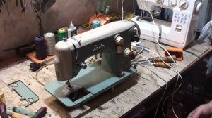 Швейная машина LADA 238 1962 г.в. Чехословакия. Часть №2.   Финиш.   "Под ключ"