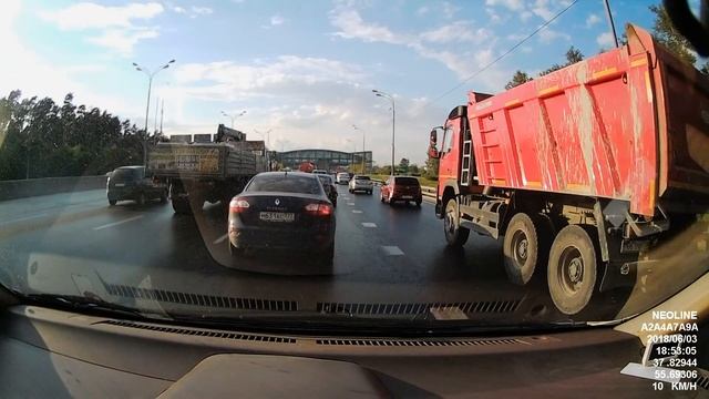 Neoline G-Tech X27 Dual – дневная запись. Фронтальная камера. смотреть онлайн