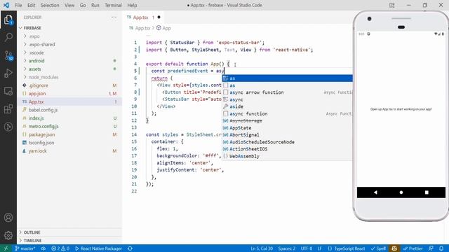 React native firebase analytics | Getting started