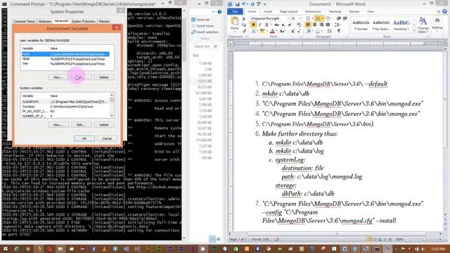 MongoDB Installation and Configuration of Services смотреть онлайн