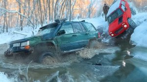 Пробить дорогу и не замёрзнуть! Лёд который ломает всё Зимний Off road Extreme Stars