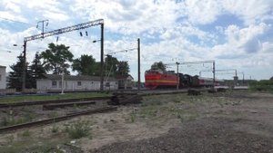 "Лебедянка" Электровоз ЧС4т-473 и паровоз Л-2349 с "Графским поездом" по маршруту Воронеж - Рамонь