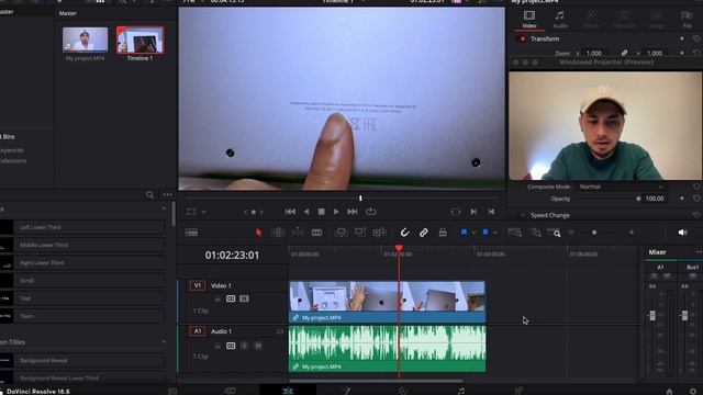How to undo ↩️ in DaVinci resolve 18.6 tutorial for MacBook and windows laptops. смотреть онлайн