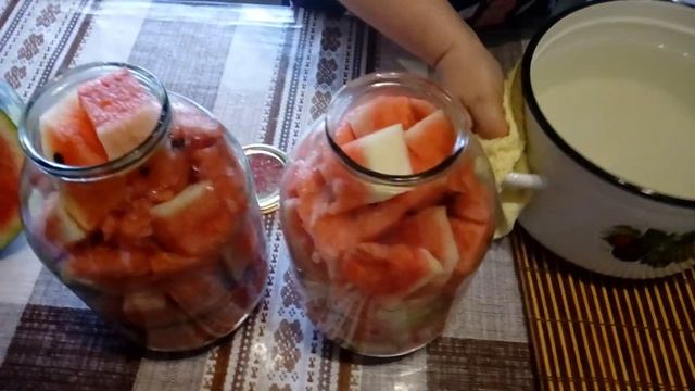 Вкусные Маринованные Арбузы с Аспирином на зиму! Без Стерилизации !!