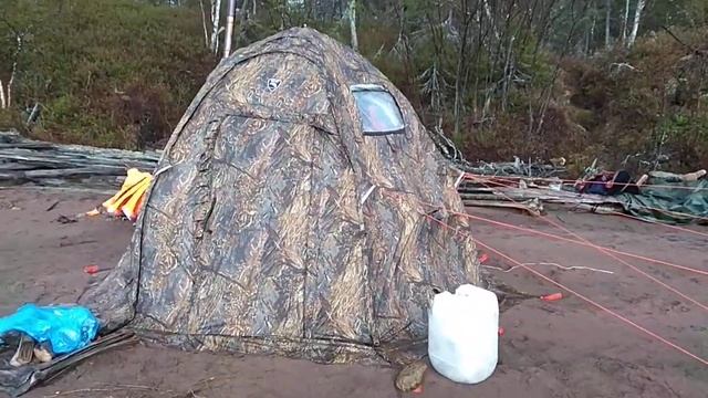 Полевые испытания печной палатки МФП-3