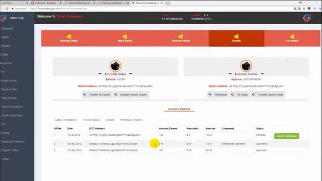 MASSCRYP. ВАЖНО! ВЫВОД ДЕНЕГ НА ВНЕШНИЙ КОШЕЛЕК. смотреть онлайн