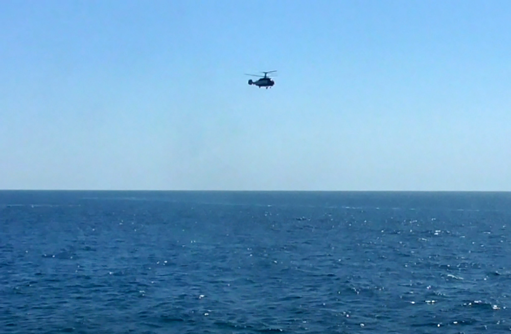 Опубликовано видео уничтожения дрейфующей в Черном море украинской мины / События на ТВЦ