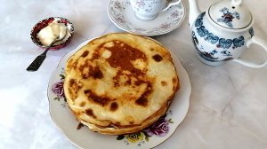 Какие они нежные и пышные Блины на кефире