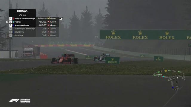 f12021 | Live #2 | GP BELGII | sezon 3 | split retro | World League of Players