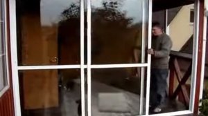 Раздвижная алюминиевая перегородка