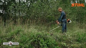 Бензиновый кусторез STIHL FS 490 C-EM K с диском для пиления