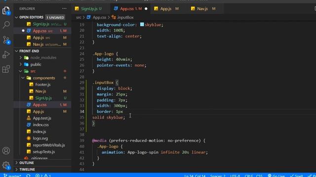 React and Node.js Project Prt-6 Sign-Up page Layout | Design SignUp page Layout using React & Nodej