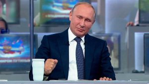 Тема футбола поднималась в ходе "Прямой линии с Владимиром Путиным"