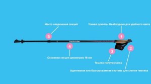 Как устроены телескопические скандинавские палки