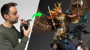 Разукрашивание миниатюры напечатанной на 3D принтере