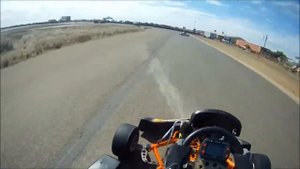 Sams Honda GX200 karting video 1