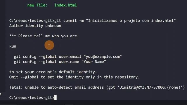 Curso Git e Github: Aula 02 - Primeiros Passos смотреть онлайн
