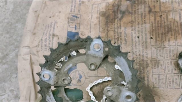 Техническое обслуживание трансмиссии велосипеда - типичный пример с выявлением проблем в ходе работ смотреть онлайн