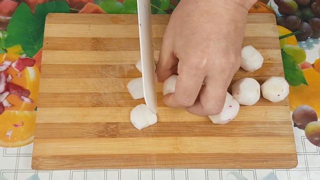 Корейский суп из БОТВЫ РЕДИСА рецепт Korean Radish Tops Soup recipe 시래기국