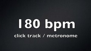 click track / metronome 180 bpm