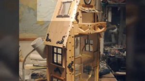 Мои работы: красивый декоративный домик своими руками.