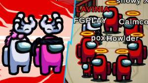 Among Us Смешные моменты приколы! Играю в Амонг Ас в разные режимы! #лавиния #amongus #амонгас